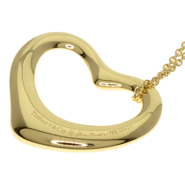 TIFFANY&Co. ティファニー オープンハート ネックレス K18