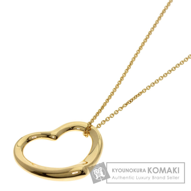 TIFFANY&Co. ティファニー オープンハート ネックレス K18