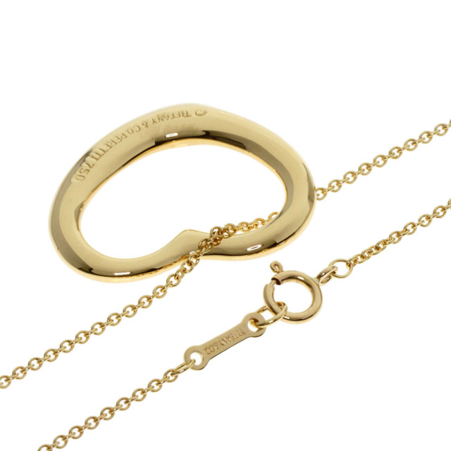 新品仕上げ済★TIFFANY　ティファニー　オープンハート　K18 ネックレス TIFFANY&Co. ティファニー オープンハート ネックレス K18
