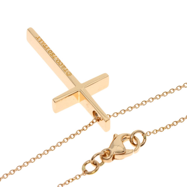 【ティファニー　TIFFANY&Co. 】クロス　ネックレス　k18 ダイヤ TIFFANY&Co. Tiffany&Co. ティファニー 1P ダイヤモンド クロス