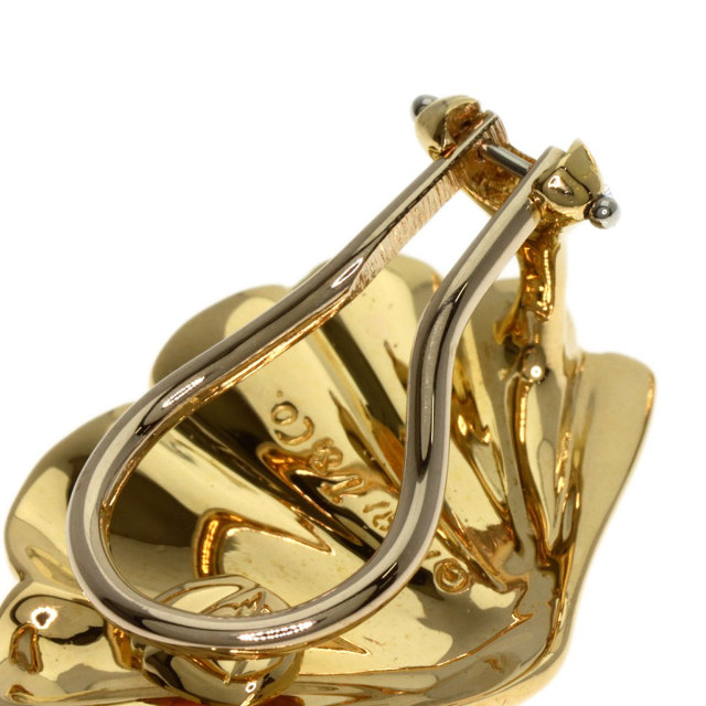 TIFFANY&Co. ティファニー シェルモチーフ イヤリング K18イエロー