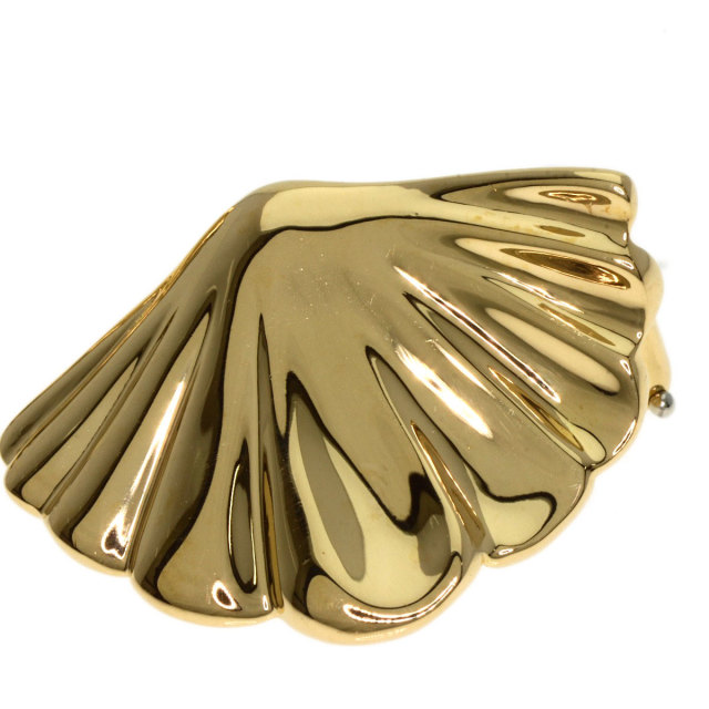 TIFFANY&Co. ティファニー シェルモチーフ イヤリング K18イエロー