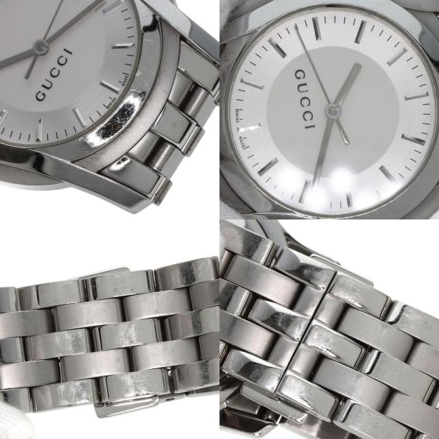 【使用感あり】GUCCI グッチ5500L SS ホワイト文字盤ラウンドフェイス 楽天市場】グッチ 5500L ラウンドフェイス 11P ダイヤモンド
