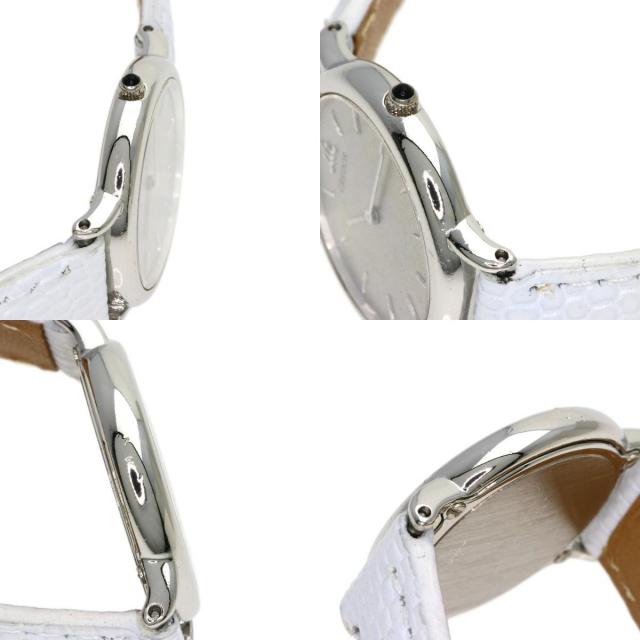 SEIKO セイコー 2F70-0330 ラウンドフェイス 腕時計 プラチナ