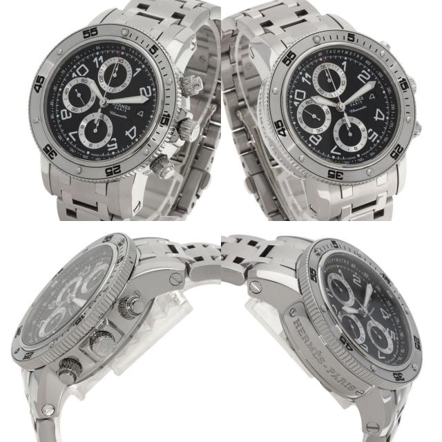 エルメス 腕時計 クリッパー メカニカル ダイバー クロノグラフ