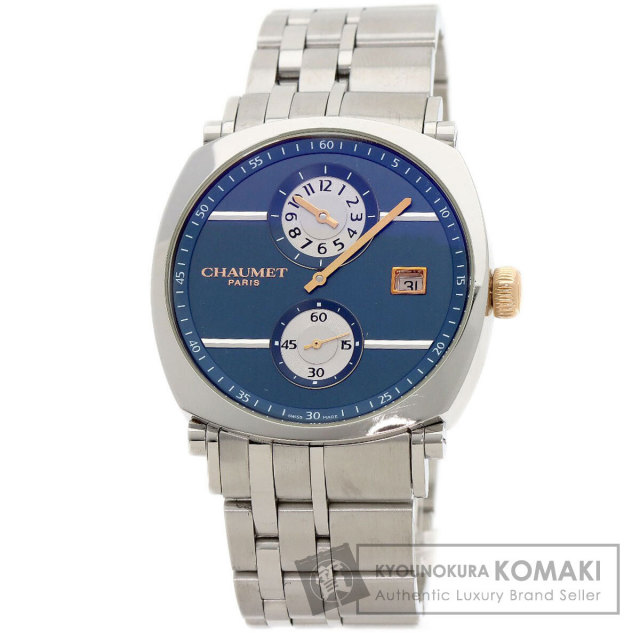 CHAUMET 時計 シルバー ネイビー（ベルト切れ、電池切れ） CHAUMET 時計 シルバー ネイビー（ベルト切れ、電池切れ