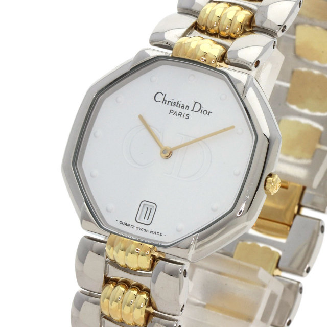 CHRISTIAN DIOR クリスチャンディオール D45-204 オクタゴン 腕時計