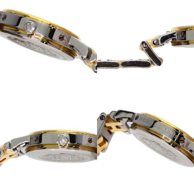 エルメス　コンビ　クリッパー HERMES エルメス クリッパーコンビ クォーツ レディース GP/SS