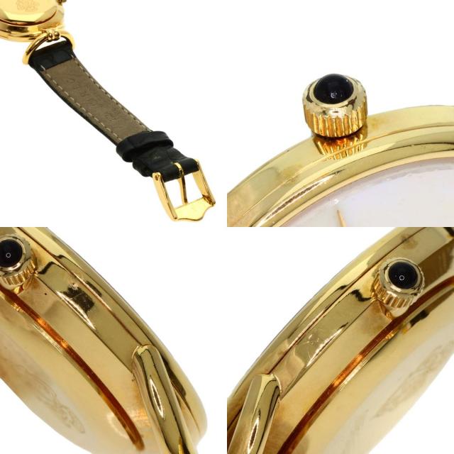 GUCCI グッチ 6000.2L ラウンドフェイス 腕時計 GP/革