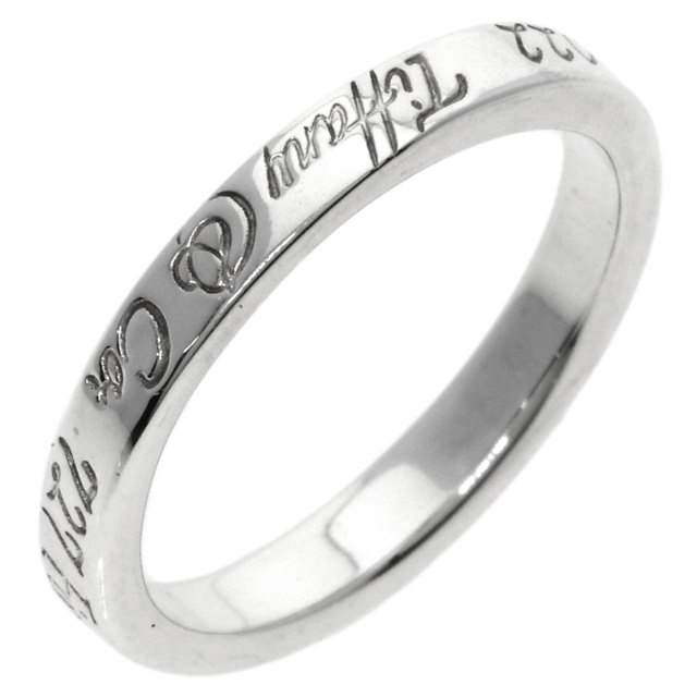 希少サイズ ティファニー ノーツ リング 指輪 約12号 TIFFANY&Co. ティファニー ノーツ ナロー リング・指輪 シルバー