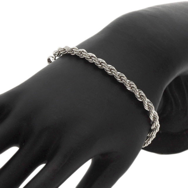 TIFFANY&Co. ティファニー ツイスト ロープ ブレスレット シルバー