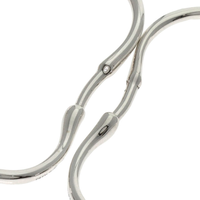 TIFFANY&Co. ティファニー オープンハート フープ ピアス シルバー