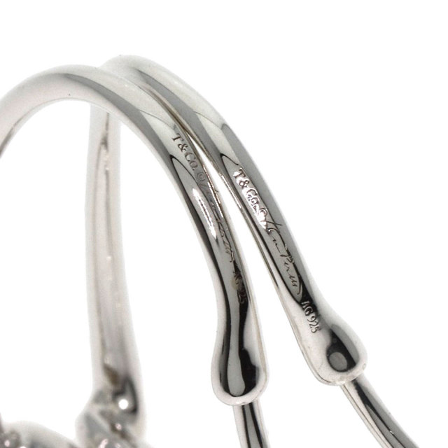 TIFFANY&Co. ティファニー オープンハート フープ ピアス シルバー