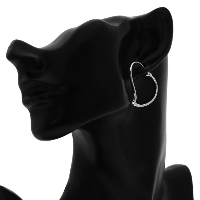 ティファニー ピアス オープンハート フープ