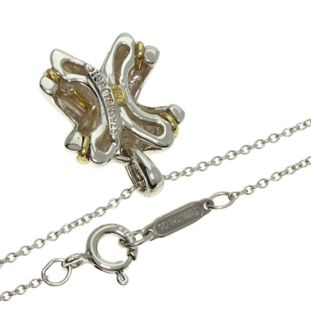 【美品】ティファニー シグネチャーネックレス シルバー TIFFANY&Co.】ティファニー シグネチャー ネックレス シルバー