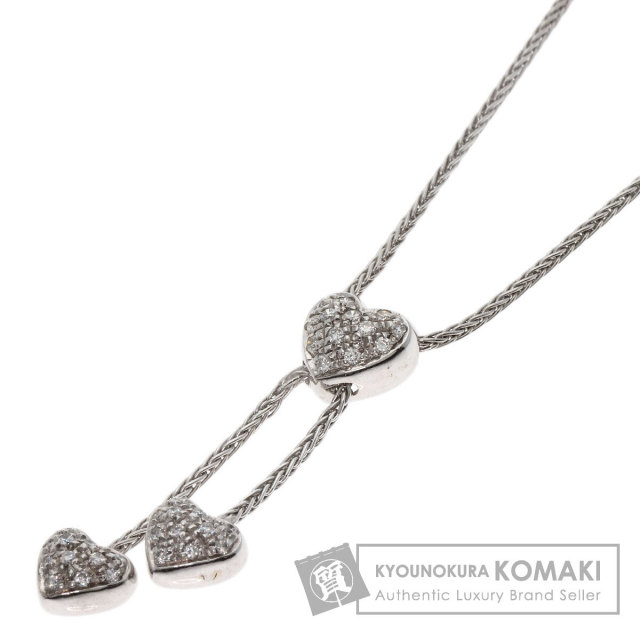 ダミアーニ ネックレス ハート パヴェダイヤモンド