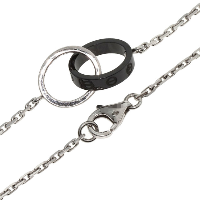 CARTIER カルティエ ベビーラブ ダイヤモンド ネックレス K18ホワイト