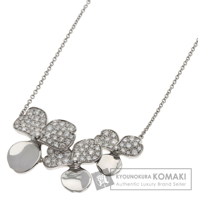 ティファニー ネックレス ペーパーフラワー 3クラスター  ダイヤモンド