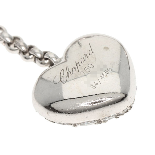 Chopard ショパール ハッピーダイヤモンド ピアス K18ホワイト