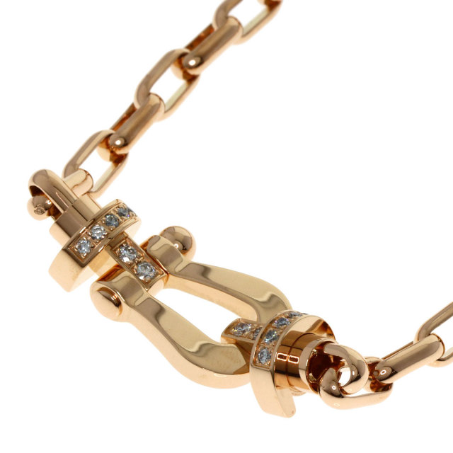 FRED フレッド フォース10 LM ハーフ ダイヤモンド ブレスレット K18 