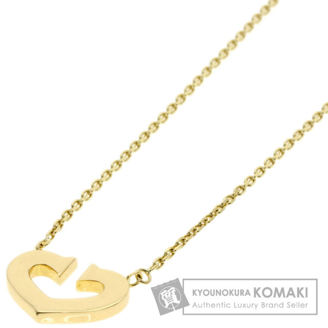 CARTIER カルティエ Cハート ネックレス K18イエローゴールド レディース