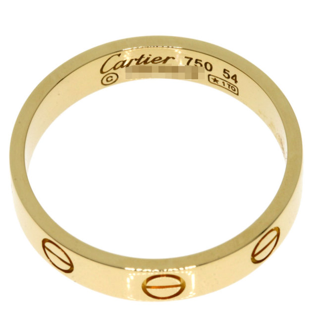 CARTIER カルティエ ミニラブリング #54 リング・指輪 K18イエロー 