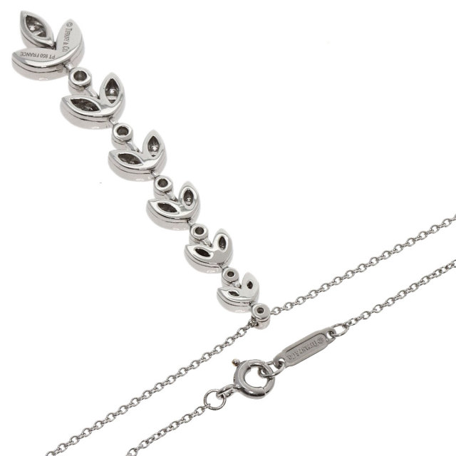 TIFFANY&Co. ティファニー リーフ 6連 ダイヤモンド ネックレス 
