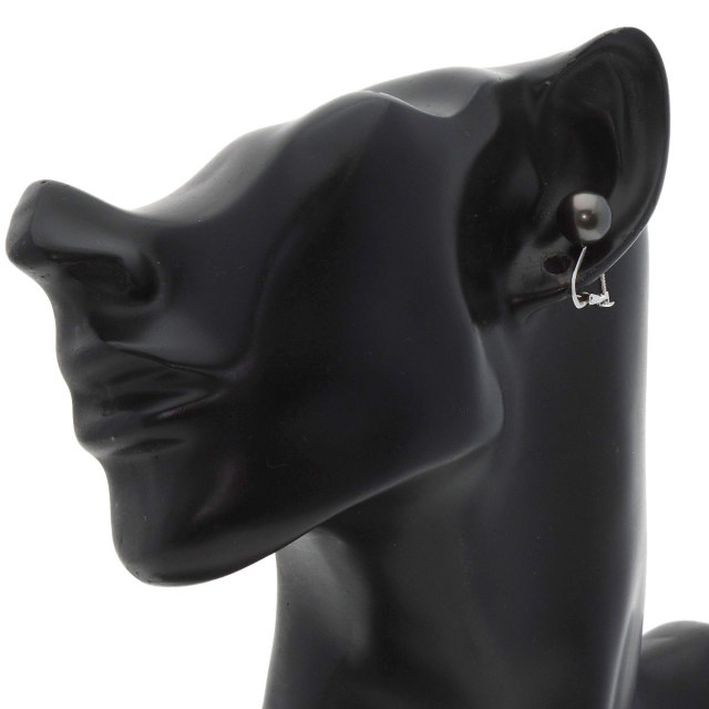 セレクトジュエリー イヤリング 黒蝶パール 真珠