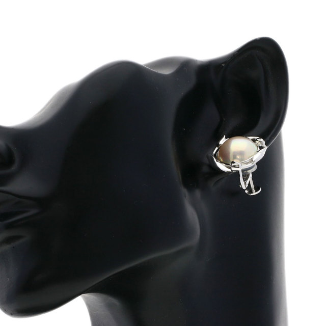 タサキ イヤリング マベパール 真珠