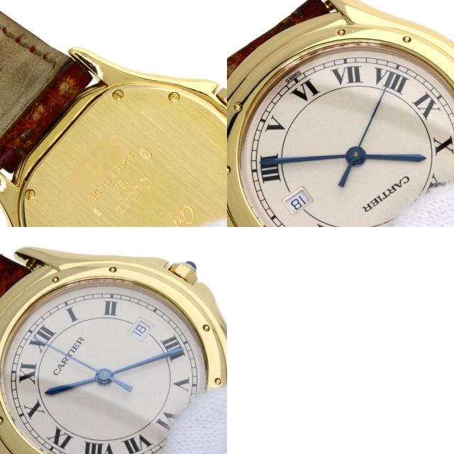 CARTIER カルティエ パンテール クーガー LM 腕時計 K18イエロー