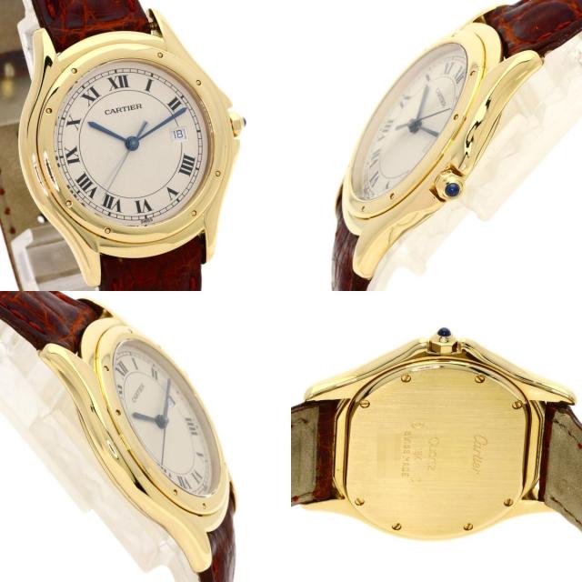 CARTIER カルティエ パンテール クーガー LM 腕時計 K18イエロー