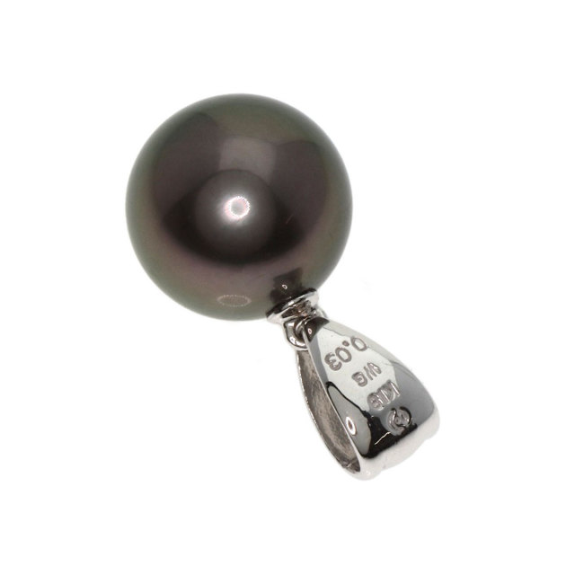 TASAKI】黒蝶真珠ペンダントトップ