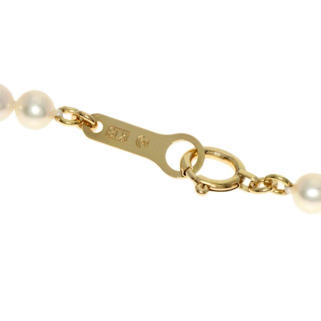 MIKIMOTO ミキモト ベビーパール 真珠 珊瑚 サンゴ ネックレス K18 