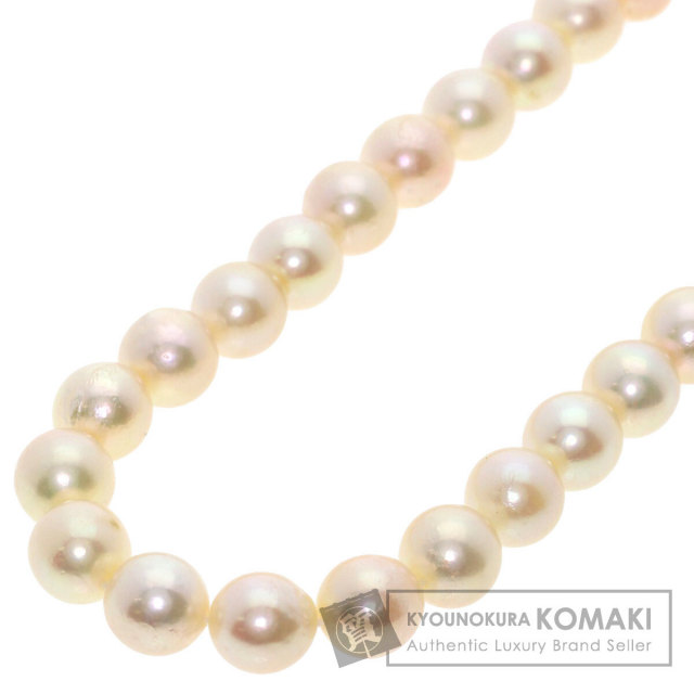 TASAKI タサキ アコヤパール 真珠 ロング ネックレス シルバー