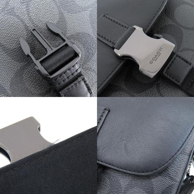 COACH コーチ C3134 トラック スモール ショルダーバッグ PVC/レザー  