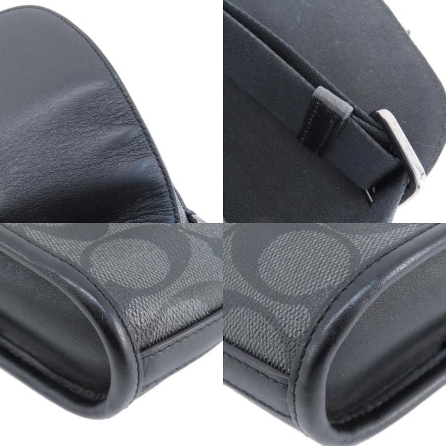 COACH コーチ C3134 トラック スモール ショルダーバッグ PVC/レザー  