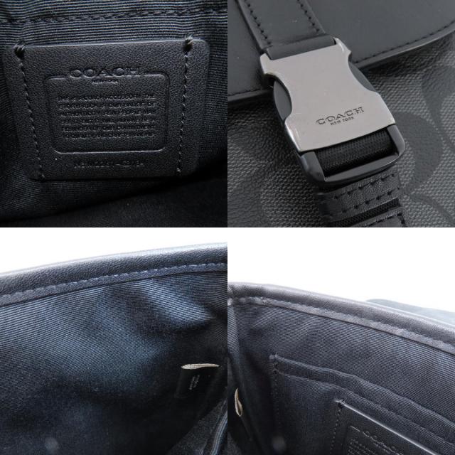 COACH コーチ C3134 トラック スモール ショルダーバッグ PVC/レザー  