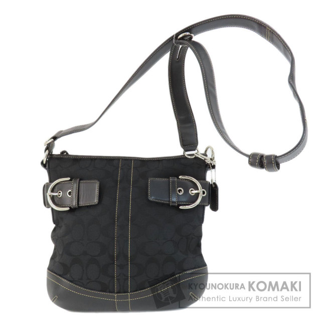 COACH コーチ 3574 シグネチャー ショルダーバッグ キャンバス/レザー 