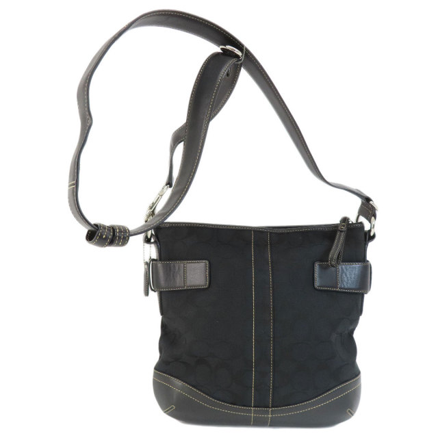 COACH コーチ 3574 シグネチャー ショルダーバッグ キャンバス/レザー  