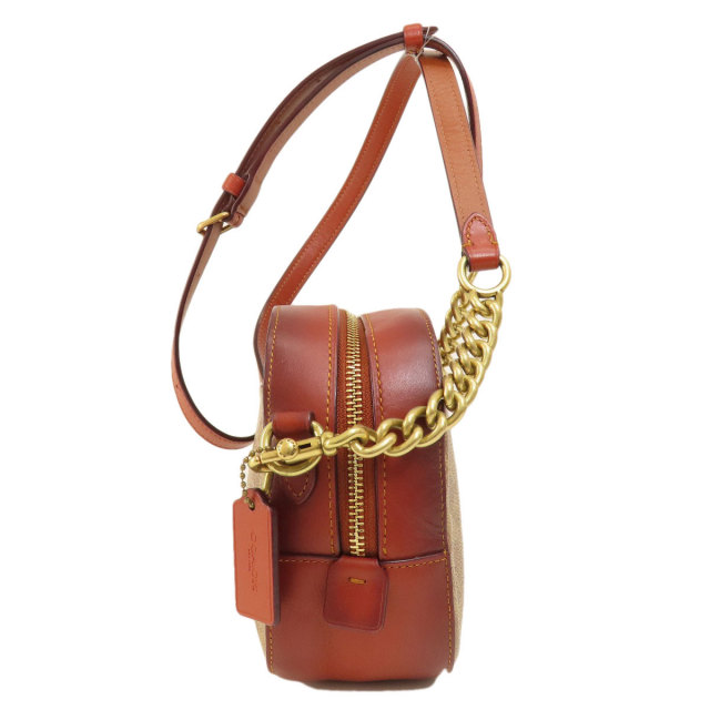 COACH コーチ 31208 シグネチャー ショルダーバッグ PVC レディース 