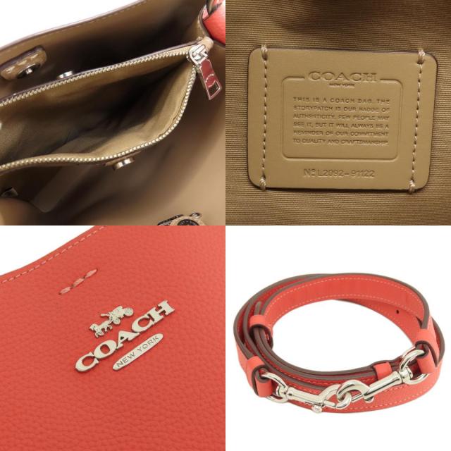COACH コーチ 91122 2WAY ハンドバッグ レザー レディース
