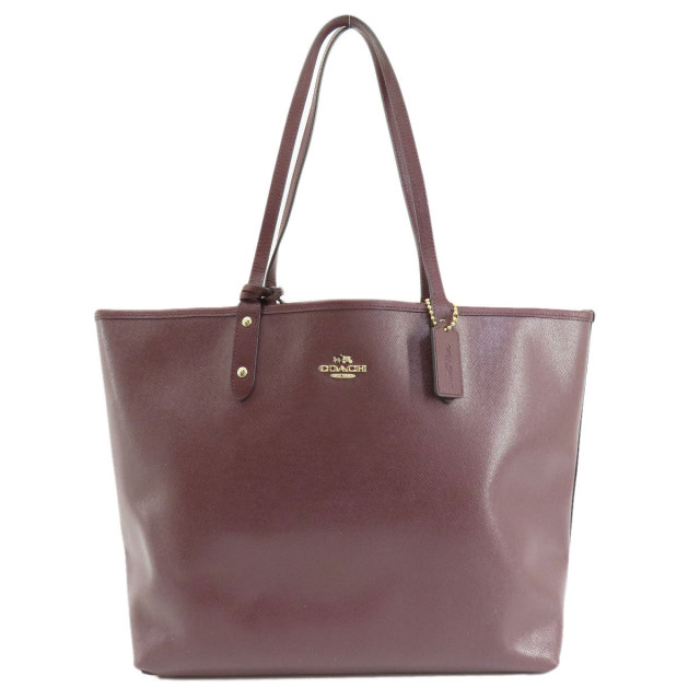 COACH コーチ リバーシブル トートバッグ PVC レディース