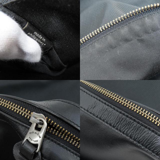 COACH コーチ F37609 ロゴ ショルダーバッグ ナイロンキャンバス  