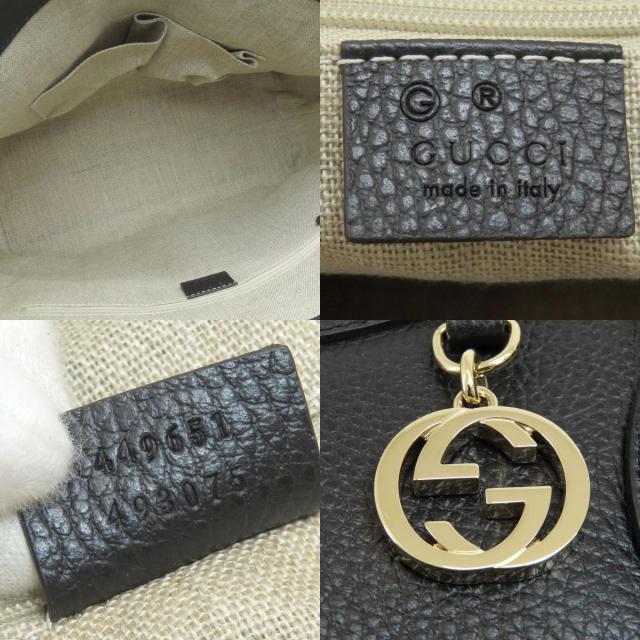 GUCCI グッチ 493075 ロゴ金具 2WAY アウトレット トートバッグ レザー
