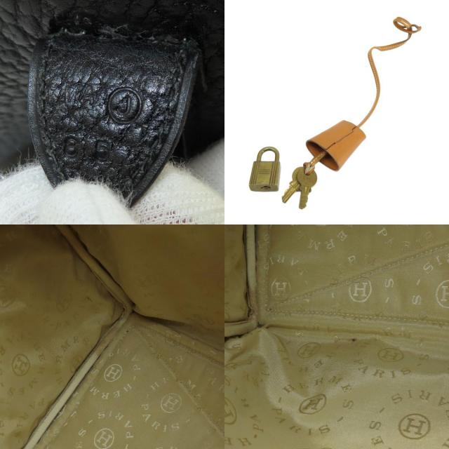 T⭐︎A　美品　エルメス　ヴィクトリア 43 ブラック　バッグ エルメス(HERMES)エルメス ヴィクトリア43 ハンドバッグ バッグ