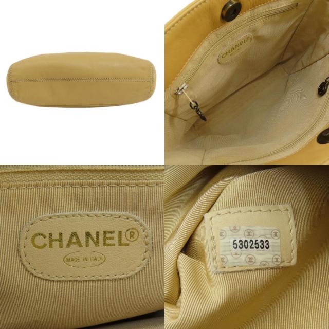 CHANEL シャネル ココマーク トートバッグ ラムスキン