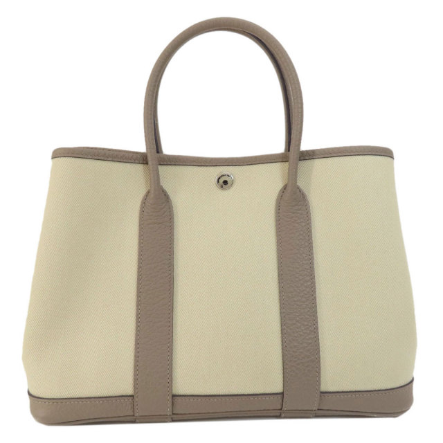 HERMES エルメス ガーデンパーティTPM グリアスファルト シルバー金具 