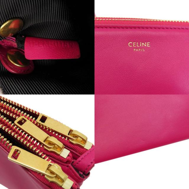 CELINE セリーヌ トリオ ショルダーバッグ カーフ レディース 