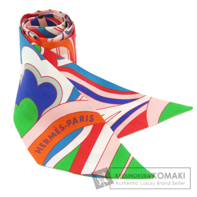 HERMES エルメス ツイリー スカーフ シルク レディース