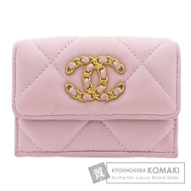 CHANEL シャネル ココマーク ミニウォレット 三つ折り 二つ折り財布  